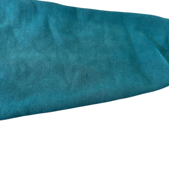 Champion Reverse Weave Cropped Teal Athletic Sporty Blue Sweatshirt S - Picture 5 of 11